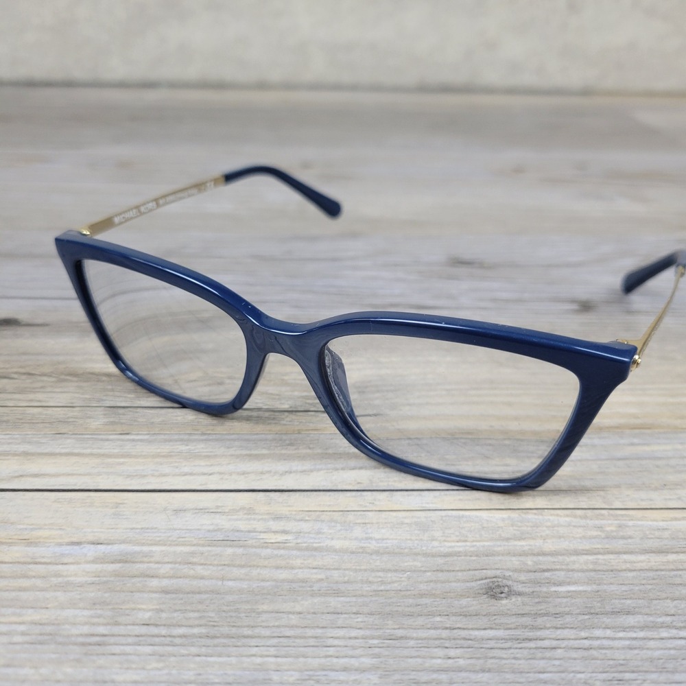 Michael Kors Eyeglasses Frames MK 4069U Hong Kong 3725 Navy Blue Women 54-17-140